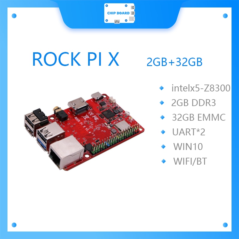 ROCK PI X B MODELB Win10   x5-Z8300  2..